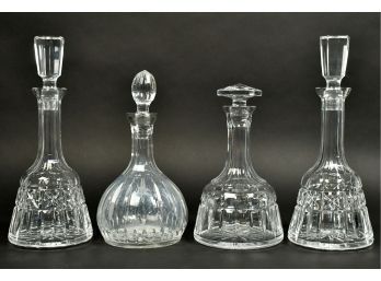 Four Waterford Crystal Decanters (CTF10)