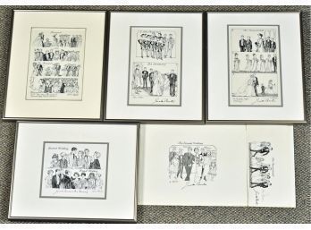 Six Signed Gloria Kamen Wedding And Related Works On Paper (CTF10)