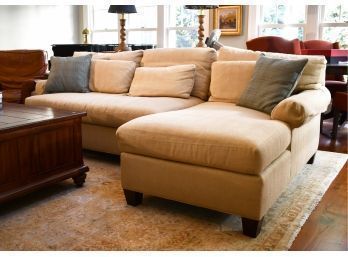 TSC Sectional Sofa With Chaise, $3,750 When Purchased New (CTF50)