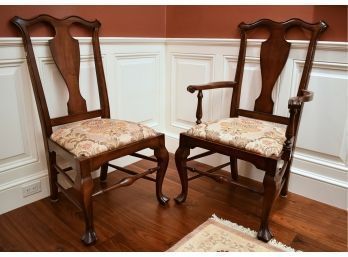 Set Of 12 Henredon Edgerton Chippendale Style Dining Chairs, $8,800 New (CTF40)
