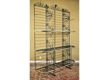 Antique French Size Steel Baker's Rack (CTF80)