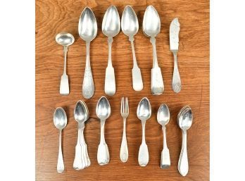 Assorted Lot Of Coin Silver Spoons, 29 Ozt (CTF10)