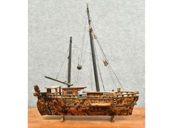 Tortoise Shell Junk Boat Model (CTF20)