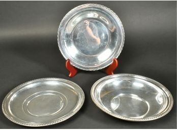 Towle, Gorham And Manchester Sterling Bowls And Plates, 28.6 Ozt (CTF10)