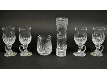 Six Waterford Crystal Mugs (CTF10)