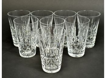 Eight Waterford Kylemore Crystal Water Glasses (CTF10)