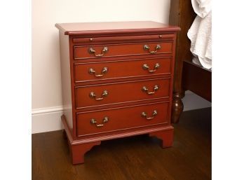 Imported Red Painted Hardwood Bachelors Chest  (CTF20)