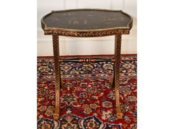 L & JG Stickley Japanned Tray Top Table/stand (CTF20)