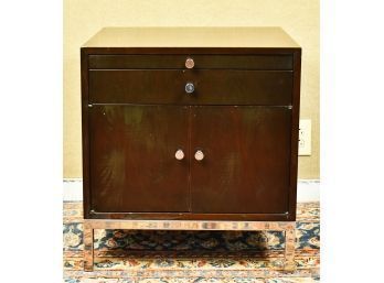 Vintage Pace Collection NYC Black Walnut Night Stand  (CTF20)