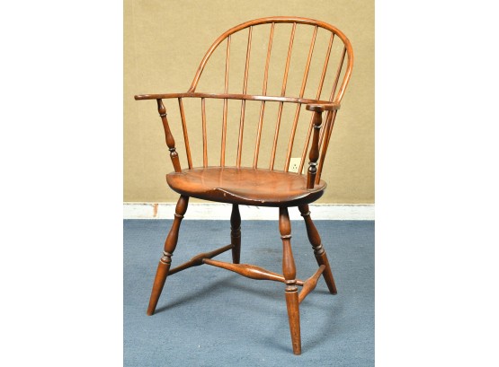 Late 18th C. Windsor Sack Back Arm Chair (CTF20)