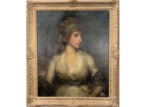 Adrian Lamb, Portrait Of Lady Fitzherbert, Oil On Canvas (CTF10)