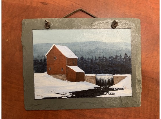 Munroe, Winter Painting On Slate (CTF10)