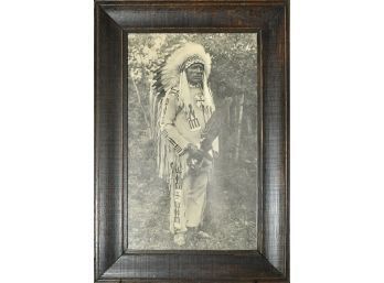 Vintage Native American Chief Photograph (CTF10)