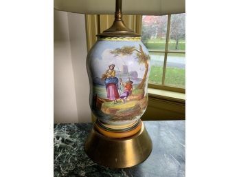 Ovington Bros. NY Delft Jar Table Lamp (CTF10)