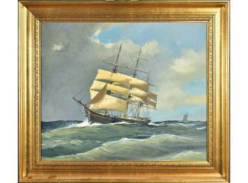Anton Laarhoven, The Clipper, Oil On Canvas (CTF10)