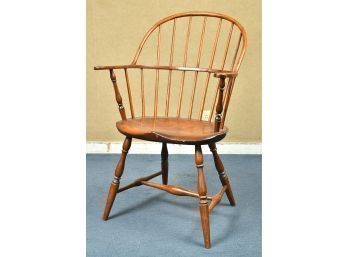 Late 18th C. Windsor Sack Back Arm Chair (CTF20)