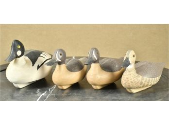 Four Bodun Vintage Duck Decoys (CTF10)