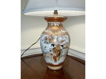 Japanese Kutani Vase/lamp (cTF10)