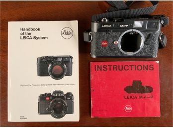 Leica M4-P 35mm Film Camera, M4-2 Film Winder And Instruction Book (CTF10)