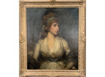 Adrian Lamb, Portrait Of Lady Fitzherbert, Oil On Canvas (CTF10)