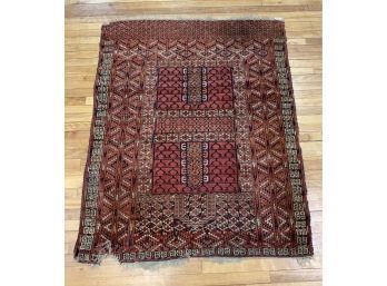 Antique Bokhara Scatter Rug(cTF10)