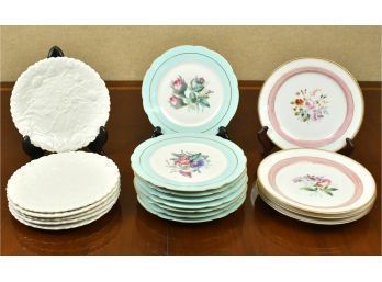 French Porcelain Plates (CTF20)