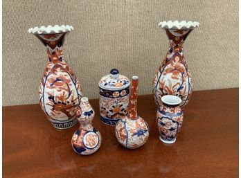 Japanese Imari Porcelain 6 Pcs. (CTF 20)