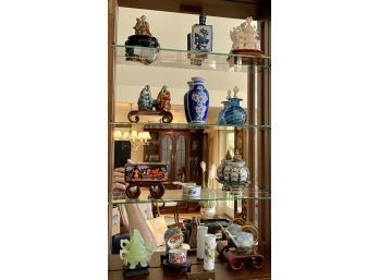 Hanging Curio Cabinet With Miniatures (CTF20)