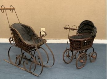 Childs Push Sleigh & Carriage(CTF10)