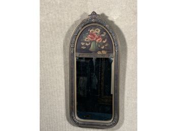 Wall Mirror With Hand Painted Top (CTF10)