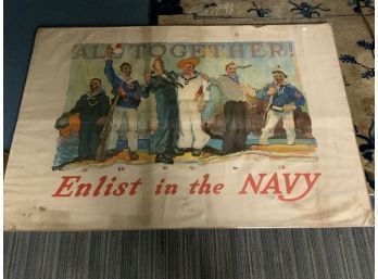 *UPDATE*H. Reuterdall WWI Enlistment Poster (CTF10)