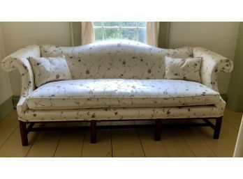 Chippendale Style Camel Back Sofa (CTF20)