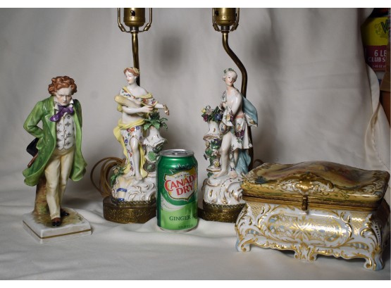 Group Of French/German Porcelain