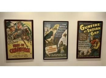 3 Vintage Movie Posters