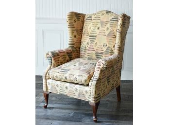 Custom Queen Anne Wing Chair
