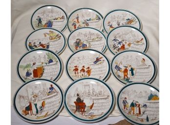 French Musical Plates