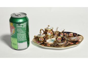 Miniature Crown Staffordshire Tea Set