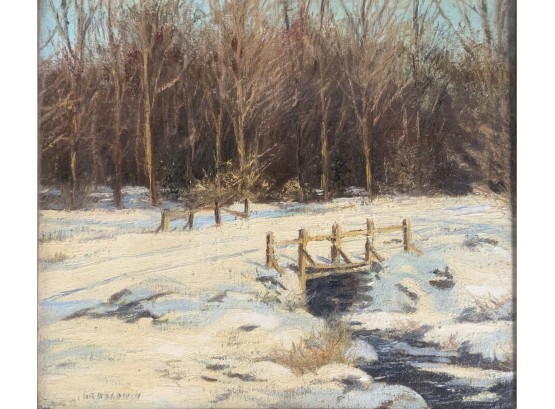 W. Baldwin Winter Scene Oil (CTF10)
