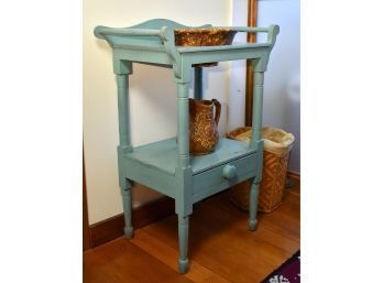 Antique Wash Stand With Bowl And Pitcher (CTF20)