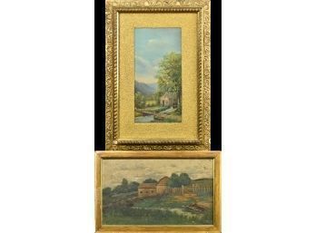 Two Victorian Era Oil Paintings (CTF10)