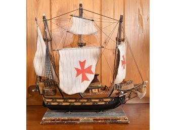 Vintage Ship Model Santa Maria (CTF10)