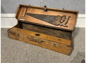Antique Pine Tool Box (CTF10)