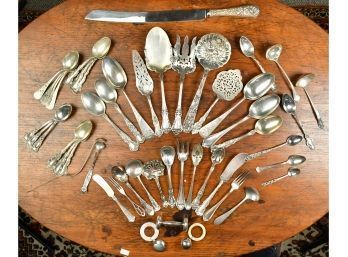 Assorted Sterling Flatware, 47 Pieces, 46.6 Ozt (CTF10)