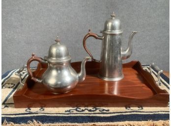 John Somers Coffee & Tea Pots And Tray (CTF10)