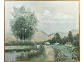 KE Reynolds Large Landscape Painting (CTF10)