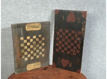 Two Painted Game Boards (CTF10)