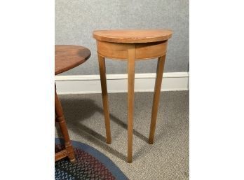 19th C. Demi Lune Entry Way Table (CTF10)