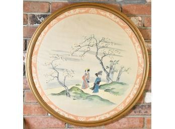 Japanese Painting On Silk (CTF10)