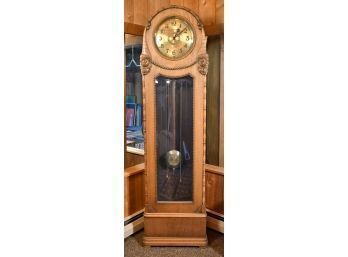 Arts & Crafts German Grandfather Clock (CTF30)