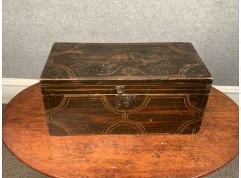 19th C. New England Painted Box  (CTF10)